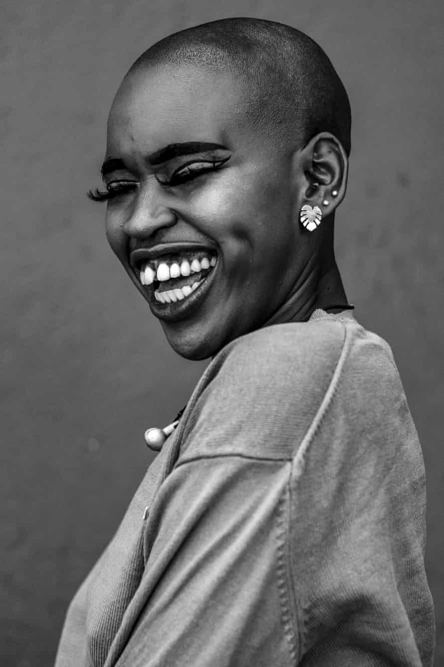 A portrait of Ngina, a Kenyan self-love and health advocate. Ngina advocates for women to embrace, love and take care of themselves by mindful and intentional living.