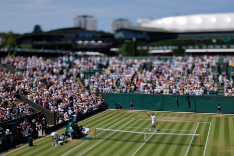 Taylor Fritz celebrates his victory over Patrick Kypson on No 2 Court.
