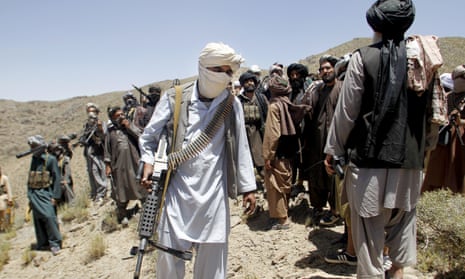 Taliban fighters in Herat province, Afghanistan. 