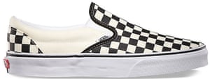 Slip ons, £47, vans.co.uk.