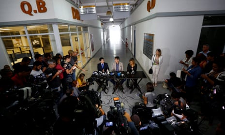 Rio de Janeiro police chiefs hold a news conference on the investigation into the alleged gang-rape of a teenage girl.