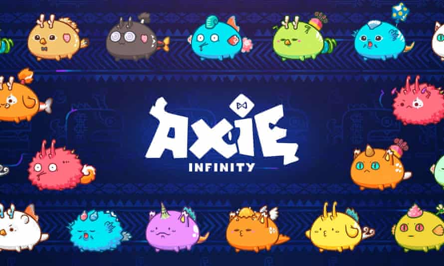 In-game assets called 'Axies' are seen in this undated handout image from the blockchain-based game Axie Infinity
