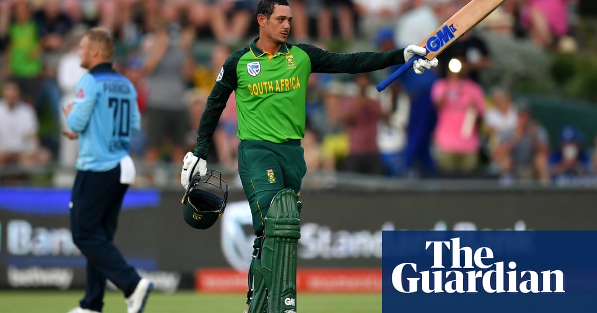 De Kock leads South Africa’s seven-wicket thrashing of England in first ODI