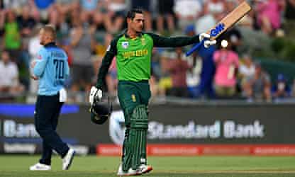 De Kock leads South Africa’s thrashing of England in first ODI