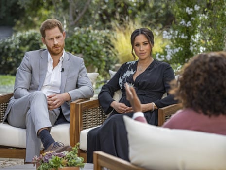 A symbolic moment': Harry and Meghan's Oprah interview marks turning point | Prince Harry | The Guardian