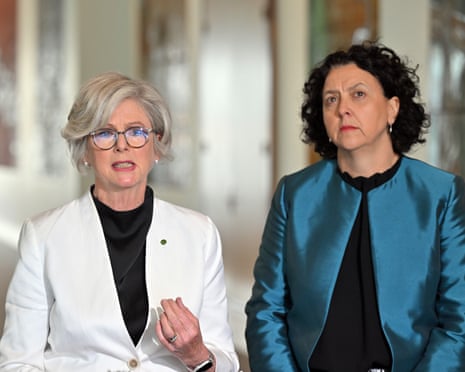 Independent MPs Helen Haines and Monique Ryan in 2024.