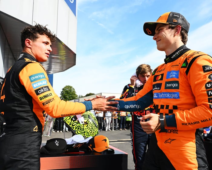 Lando Norris defends team orders after McLaren hand him Oscar Piastri’s place