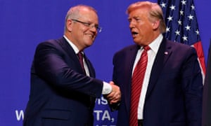 Scott Morrison and Donald Trump