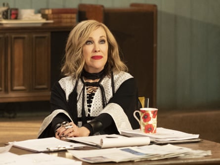 Always amazing … Catherine O’Hara in Schitt’s Creek.