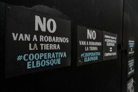 ‘They are not going to steal our land’.