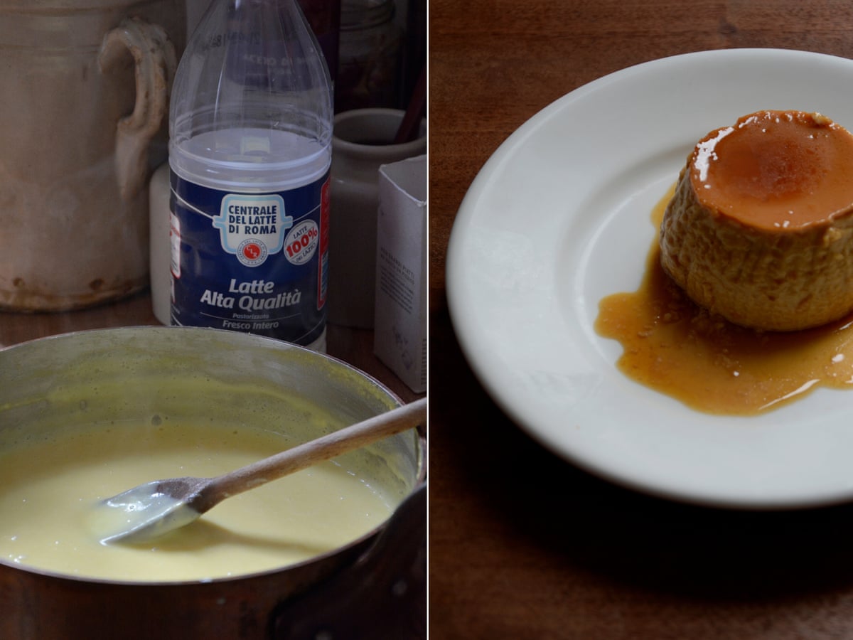 Creme caramel pizzeria