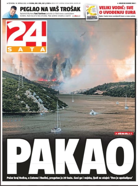 Croatia’s 24 newspaper