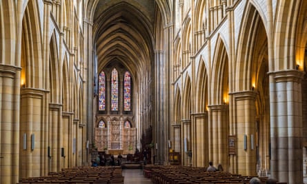 The interior of Truro Cathedral in Cornwall