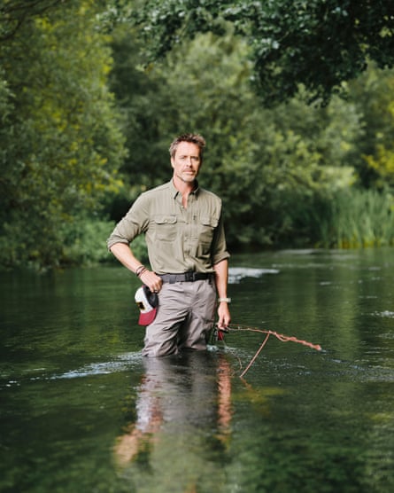 “I vowed to give the rivers back what they had given me’: Jim Murray in Hampshire.