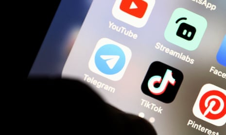 The icon for the TikTok app on a mobile phone screen