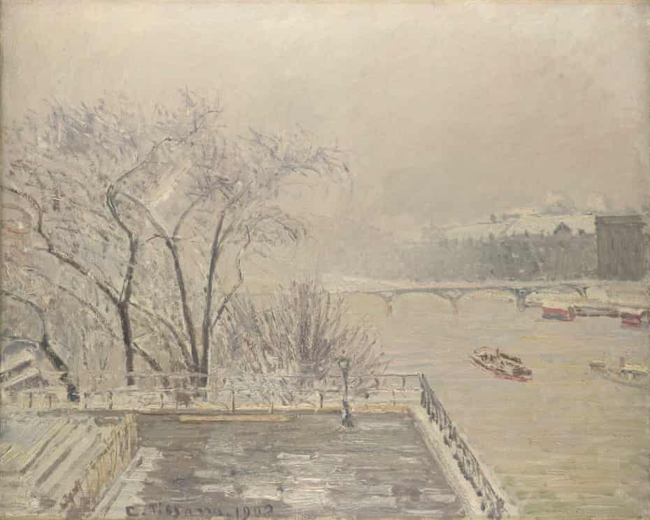 Camille Pissarro. The Louvre under Snow 1902