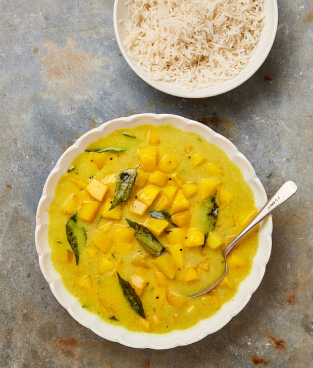 Meera Sodha’s mango and coconut yoghurt curry.