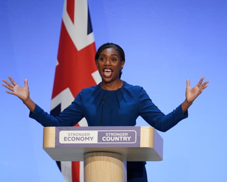 Kemi Badenoch at the Conservative party conference.