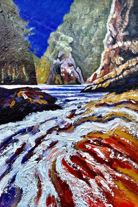 Painting of a river