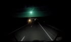 Green meteor traverses night sky in Louisiana – video Green meteor traverses night sky in Louisiana – video
