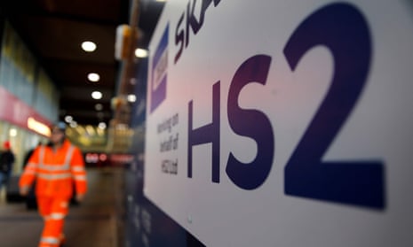 A worker on HS2