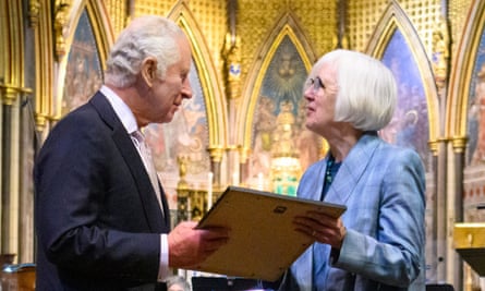 King Charles and Judith Weir in June.