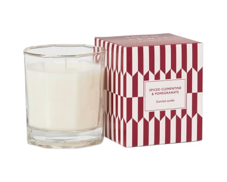 John Lewis Spiced Clementine & Pomegranate Scented Candle, 484g