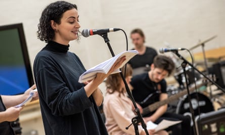 ‘We’re looking for artists who, three to five years from now, will be filling the Dorfman stage’ … Breffni Holahan in a workshop.