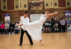 Amin Akachachar and his dance partner Freya Spencer