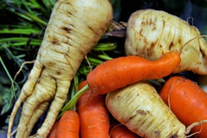 ‘Ugly’ carrots and parsnips