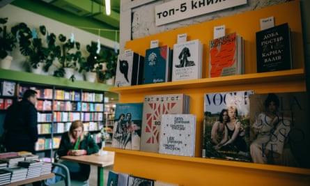 Vogue Ukraine on sale in Kyiv.