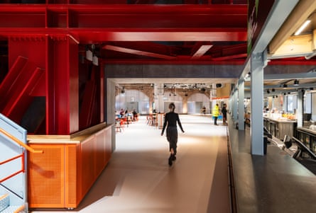 Hint of Hacienda … the inside continues the Factory aesthetic.