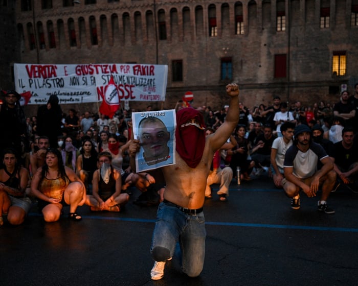 Protests in Italy after Moroccan man dies pleading for help from police