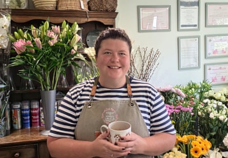 Danielle Walker in her florist’s shop