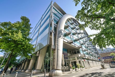 The Ludwig Erhard Haus building in Berlin