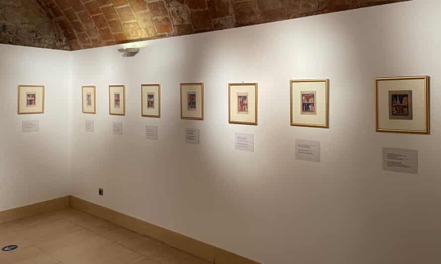 Copies of the work on show in Madrid