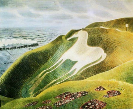 The Westbury White Horse, by Eric Ravilious.