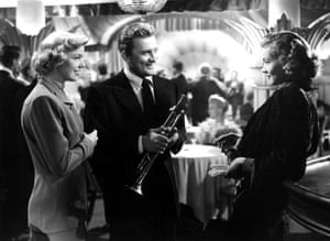 Doris Day, Kirk Douglas and Lauren Bacall in the 1950 movie Young Man with a Horn