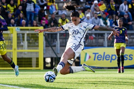 Italy's Martina Piemonte in control against Colombia