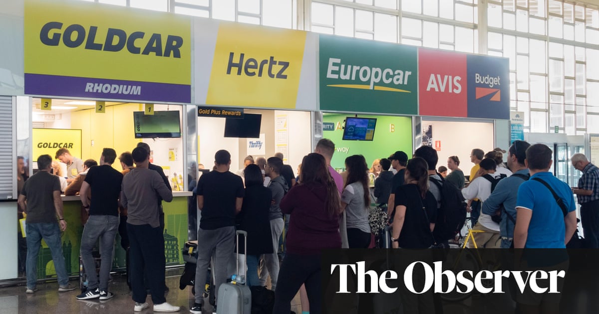 Beware Late To Pick Up An Airport Hire Car Can Triple The Price Motoring The Guardian