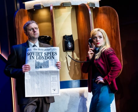 The gag rate of Airplane! … Chris Leask (Sergei Ivanov) and Charlie Russell (Elena Popov) in The Comedy About Spies.