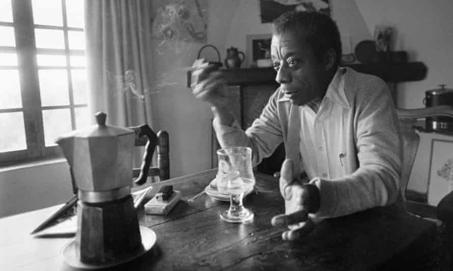 James Baldwin at home in Saint-Paul-de-Vence, southern France, in 1979.