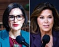 Peggy Flanagan and Michele Tafoya