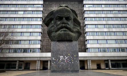 The Karl Marx monument, Chemnitz.