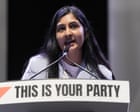 Politics Sultana attacks the monarchy, Israel and ‘pathetic’ Labour in Your Party speech – UK politics live