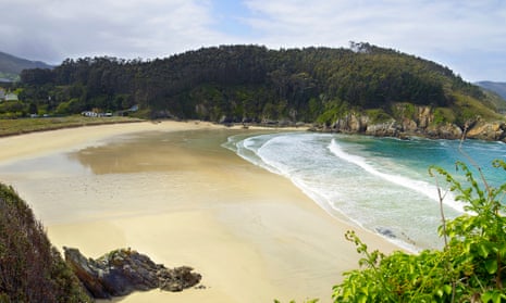 Playa de Xilloi in O Vicedo, Galicia