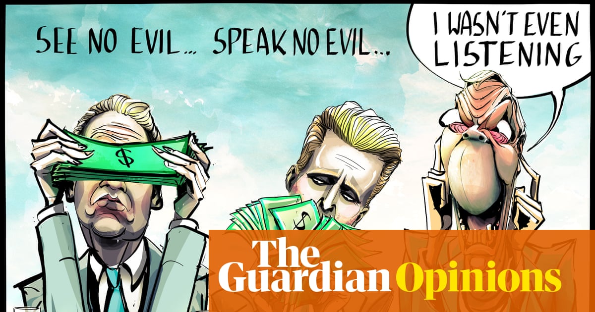 Ella Baron on Reform UK and the donations row – cartoon