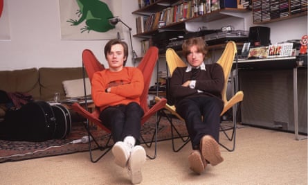 Godin and Dunckel in 2001.