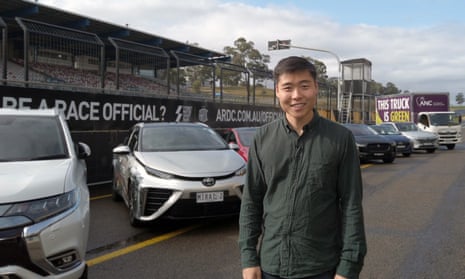Naaman Zhou takes electric vehicles out for a spin at Sydney Motor Sport Park