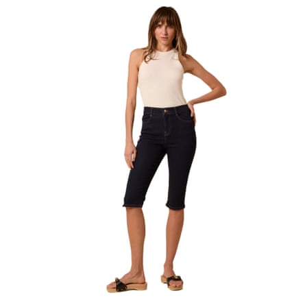 Nobody’s Child Dark Denim Capri Jeans